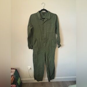 Universal Thread Army Green Jumpsuit